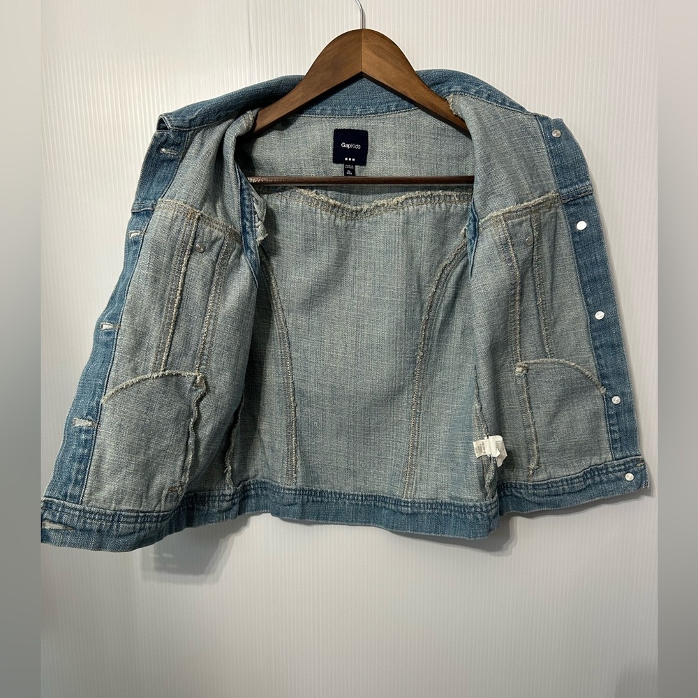 GAP Kids Denim Vest Size XL (12) - Picture 9 of 11